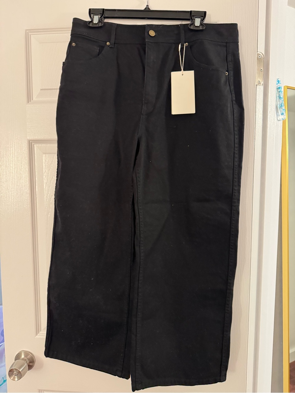 Sezane Le Crop Black - Size 44